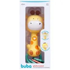 Girafa Musical Com Luz e Som Mordedor  Baby Girafinha Brinquedo Bebê Infantil