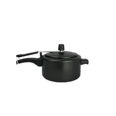 Panela de Pressão 2,5 litros Antiaderente- Pequena- Cor Preto e Cereja