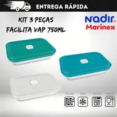 Kit 03 Peças Facilita 750ml - Marinex / Nadir