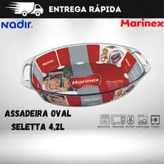 Assadeira Seletta Oval Grande 4,2l - Marinex