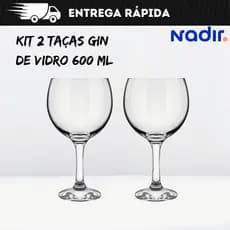 Kit 2 Taças de Vidro Gin 600ml - Nadir