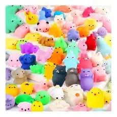 KIT 10/20/30 Squishy Mochi Bichinho Macio De Apertar Pop It Fidget Super Sensorial Criança Colorido Kit