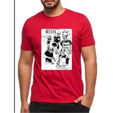 Camiseta algodão estampada Seu Madruga Meme Não existe trabalho ruim Fio 30.1 Casual Estilosa Unissex Seu Madruga