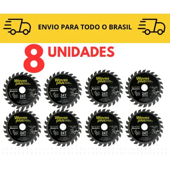 disco de corte madeira Kit 3 a 10 unidades / Makita / disco de corte diamantado / 110mm /