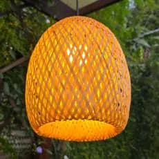 Lustre Rustico Natural Moderno Alta Pendente Ajustavel Teto