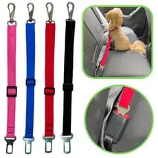 Cinto de Segurança Pet para Carro Universal para Cães e Gatos Ajustável Viagem Resistente - JACKCELL