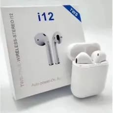 Fone de Ouvido Sem Fio i12 Tws Bluetooth Com Touch Bluetooth 5.0-JACKCELL
