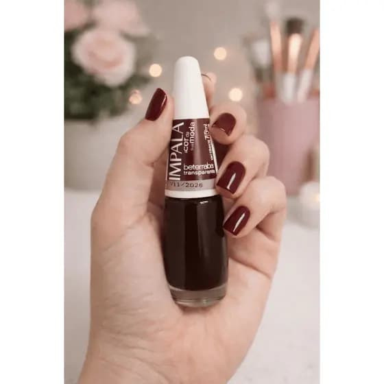 Esmalte Impala 7,5ml - Brilho Intenso e Secagem Rápida