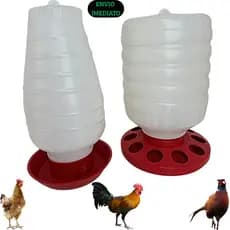 Comedouro Bebedouro Aves Galinhas Galos Faisão Granja Automático 5kg E 5l