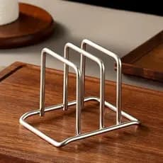 Suporte para tábuas de corte em aço inoxidável 304, suporte para tampas de panelas, suporte para tábuas de cortar de ban