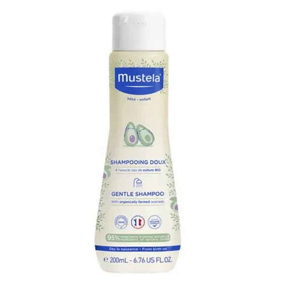 [Mustela] Shampoo Suave Para Bebês 200ml – Recém-Nascidos/· Limpeza Calmante Hidratante Abacate