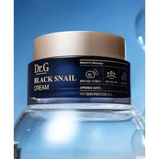 [Dr.G] Black Snail Cream Duo 50ml Para Conjunto De Cuidados Com A Pele Brilhante E Nutrição Elasticidade Facial