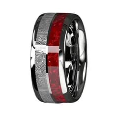 Anel masculino de aço inoxidável hipoalergênico combinando textura de alta qualidade acessórios de joias masculinas mode