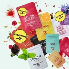 Colar de descompressão respiratória substituição núcleo de algodão sabor de frutas planta óleo essencial aromaterapia em