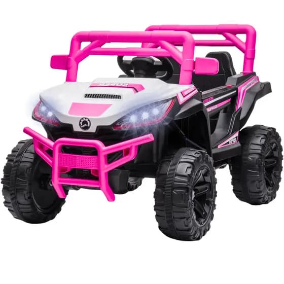 Quadriciclo Infantil Elétrico Solar 12v Anda 5 Km/h Bluetooth e Aplicativo Suporta 30Kg Musica Luz LED