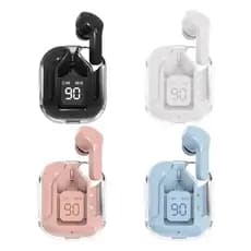 Fone De Ouvido Bluetooth 5.0 Com Microfone Estéreo Hi-Fi Cancelamento De Ruído E Capa De Carregador De 300mAh