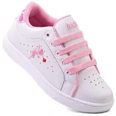 Tênis Infantil Feminino Casual Escolar Fadinha Confortável Leve Macio Princesa Menina Moda Kids