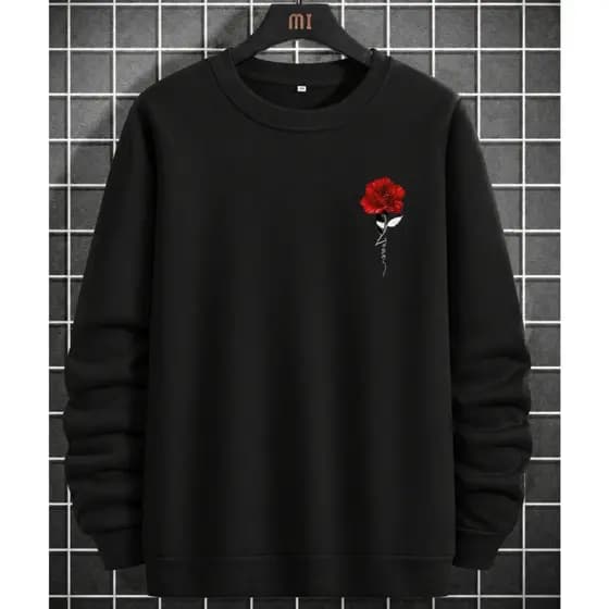 Moletom Masculino Oversized Estampa Bordada Casual Confortável Moda Streetwear Unissex Inverno 2026