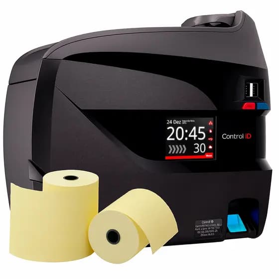 Relógio de Ponto Biométrico Control iD iDClass USB BioProx + Software RH Plug & Play Homologado