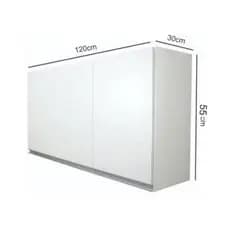 Armário Cozinha Lavanderia Multiuso Cozinha Aéreo Cozinha 3 Portas.