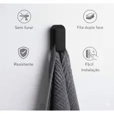 Gancho Suporte De Parede Com Travamento Automático Cabide Para Pendurar Pano e Toalha Para Banheiro e Cozinha