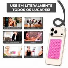 Kit 2 Ventosas de Silicone Para Celular Dupla Face PROMOÇÃO.