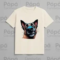 Camiseta Lisa Unissex – Toque Macio, Alta Qualidade Cachorro pastor alemão Camisa básica