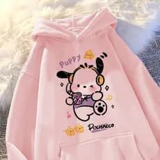 Moletom Canguru Com Capuz Unissex Puppy Music Dancing Pochacco - Envio Imediato