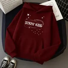 Moletom Feminino Com Capuz Stray Kids Skzoo Kpop Moda Stars
