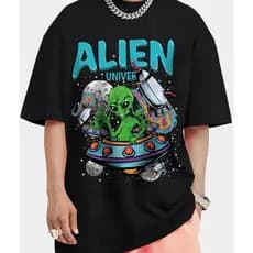 Camiseta ET Alien Nave Planetas Novo!