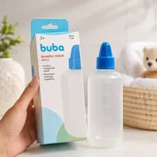 Lavagem Nasal Infantil Lavador Nasal Bisnaga 250ml Irrigador Nasal Buba Bebê e Adulto