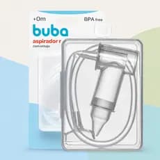 Aspirador Nasal Bebe Infantil Buba Sugador Nasal Higiênico com Sucção Estojo e Ponta Macia