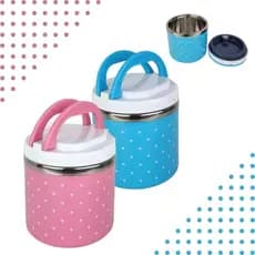 Pote Térmico Plástico Com Inox E Vedação Top Útil 450ml Marmita 11x11cm Prático E Fácil universal