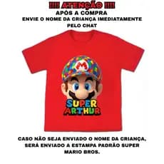 Camiseta SUPER MARIO AUTISMO PERSONALIZADA super mamãe super papai aniversário promoção