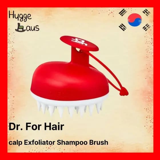 【Dr. FORHAIR】 Scalp Scaler Shampoo Brush Esfoliante Couro Cabeludo Sebo Care Limpeza Profunda Poros