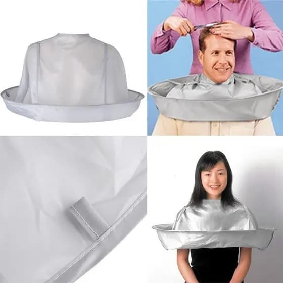 1Pc Roupas De Corte De Cabelo Dobrável Cortador Cabeleireiro Capa Pano Estilo Capas