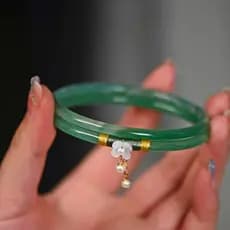 Natural Verde Jade Pulseira Mão Autêntica-Esculpida Charme Jóias Acessórios Moda Amuleto Presentes Da Sorte Para Homem E
