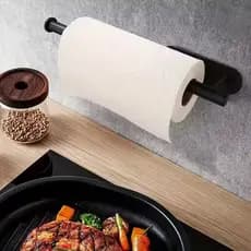 Suporte De Papel Higiênico Dispensador De Toalha Aço Inoxidável Sem Perfuração , Organizador De Rolo De Montagem Em Pare