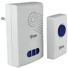 Campainha De Tomada Sem Fio Musical Com 32 Toques Bivolt Distancia De 50 Metros Casa Externo