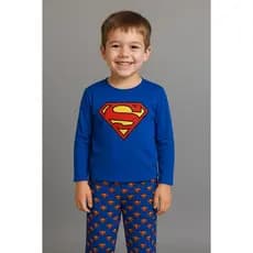 Pijama Infantil Inverno Manga Longa menino personagens Frio Conjunto Masculino de Dormir