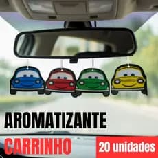 Kit 20x Aromatizante Automotivo Emoji Cheirinho de Carro Brinde Lava Rapido Atacado