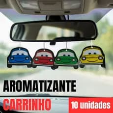 Kit 10x Cheirinho de Carro Automotivo Emoji Aromatizante Lava Rapido Atacado