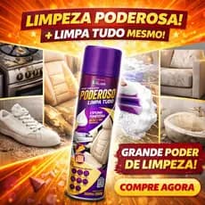 Espumas Mágica Limpa Tudo Sofá Carpete Bolsa Tênis Poderoso Kelldrin 300ml Fácil Pratico Carro