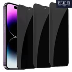 PELÍCULA 3D PRIVACIDADE GROSSO Vidro Temperado para iPhone XR 11 12 13 14 15 16 17 PRO MAX PLUS