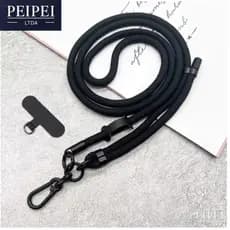 Cordão Alça Croosbody Longo De Pescoço Grosso Macio Para Celular Ajustável Outdoor