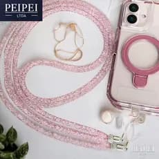 Cordão Alça Para Celular com Brilho Universal com Detalhes Premium PRONTA ENTREGA !