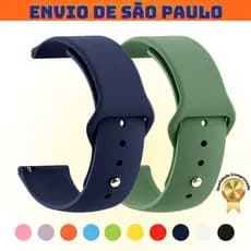 Pulseira 20 / 22mm De Silicone Colorida EXCLUSIVA Para Amazfit GTR | GTR 2-2E | GTR 3- 3 PRO GRT 4