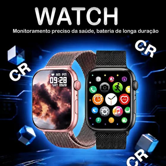 Watch W12 NFC  Relógio à prova d'água inteligenteBluetooth Call Heart Rate Smartwatch