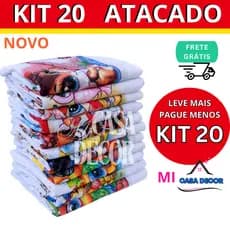 20 Pano de Prato pé de galinha estampado 100% algodão