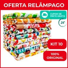 Kit 10 Panos De Prato Atoalhado Não Solta Fiapos Super Absorvente Cozinha